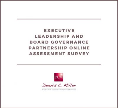 Executive Leadership & Board Governance Online Assessment Survey