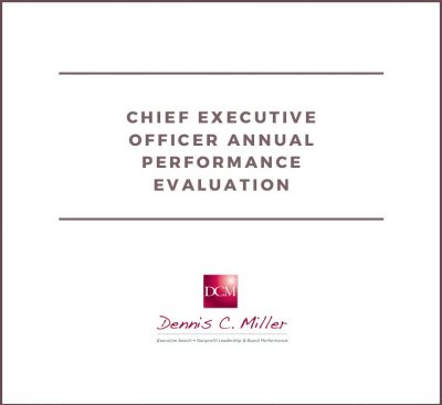Chief Executive Officer Annual Performance Evaluation