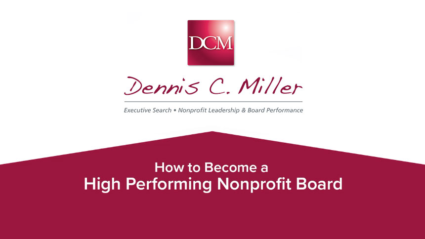 How to Become a High Performing Nonprofit Board